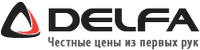 Логотип фирмы Delfa в Элисте